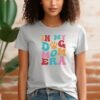 In My Dog Mom Era T-Shirt , Women’s Dog Mom Tee, Colorful Retro Paw Design, Thread-Style Design