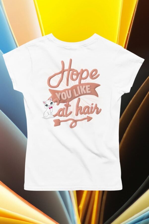 Favorite Cat-Hair Factory Tee 😺✨, Cute Cat Lover Women's Tee