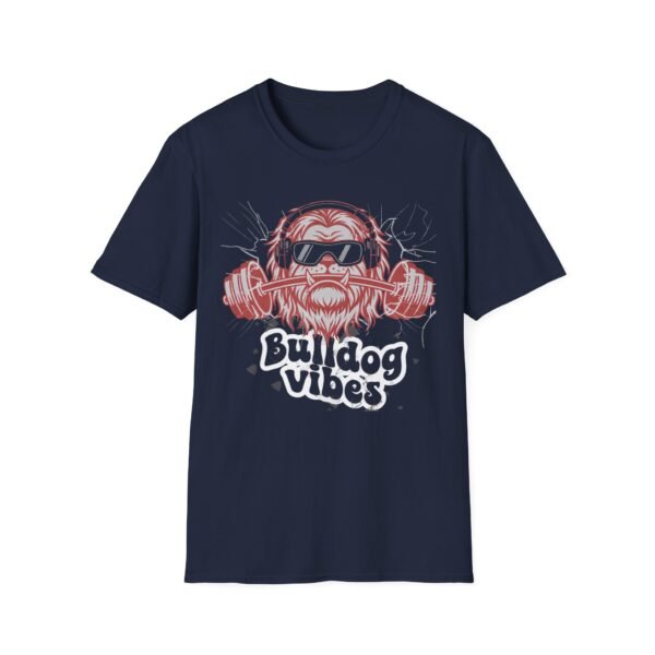 Men's Bulldog Vibes Graphic T-Shirt, Summer Tee