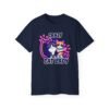Crazy Cat Lady T-Shirt,  Cute Colorful Kitten Graphic Tee for Cat Lovers, 3D Embroidery Effect