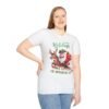 Festive Lightweight Holiday T-Shirt Soft, Breathable Christmas Tee with Fun Santa & Reindeer Design, Perfect Holiday Gift, Shop Now