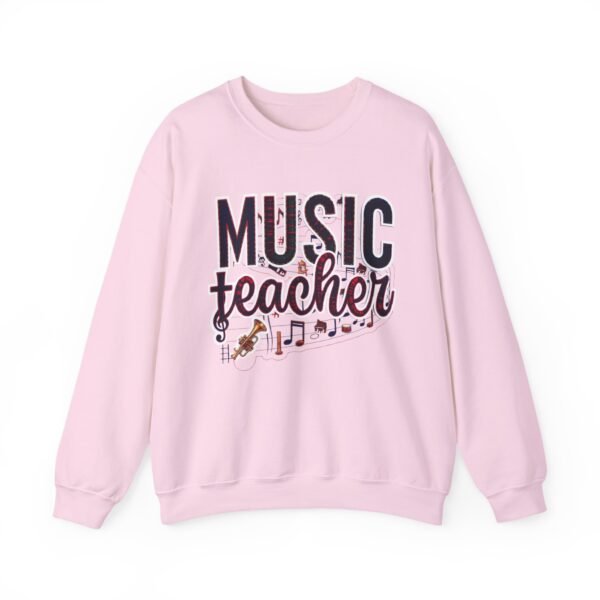 3098549198712111172_2048.jpeg Music Teacher Sweatshirt, Cozy Unisex Crewneck with Elegant Musical Design, Comfortable, Warm & Meaningful Gift for Educators