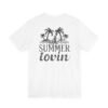 3710850964428581605_2048.jpeg Summer Unisex T-Shirt, Retro Palm Beach Vacation Tee