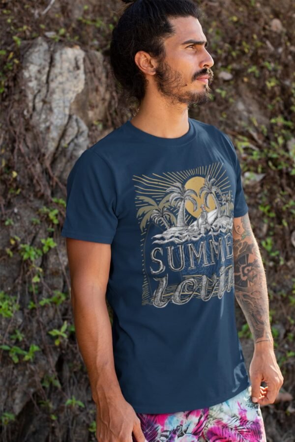 Summer Lovin' T-Shirt, Vintage Palm Beach Sunset Tee
