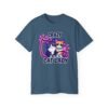 Crazy Cat Lady T-Shirt,  Cute Colorful Kitten Graphic Tee for Cat Lovers, 3D Embroidery Effect