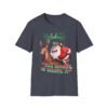 Festive Lightweight Holiday T-Shirt Soft, Breathable Christmas Tee with Fun Santa & Reindeer Design, Perfect Holiday Gift, Shop Now
