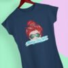 Always Stay Wild Tee, Women’s Graphic Shirt with Red Hair Bun & Sunglasses Always Stay Wild Tee, Women’s Graphic Shirt with Red Hair Bun & Sunglasses