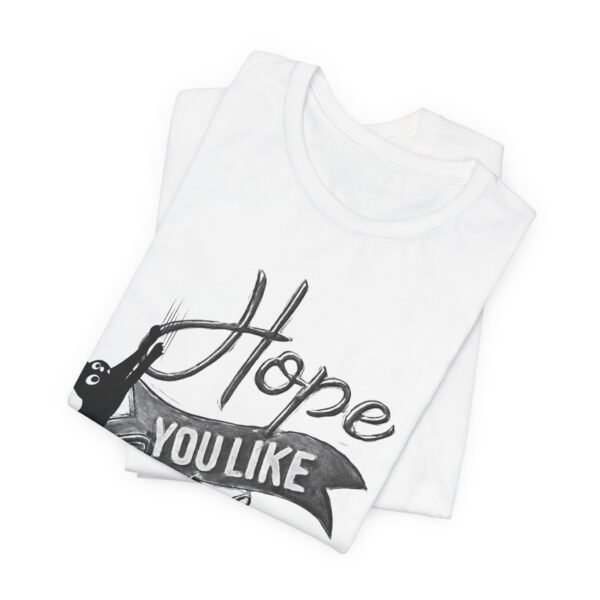 Unisex Cat Hair Graphic Tee,  Graphic Tee for Cat Lovers