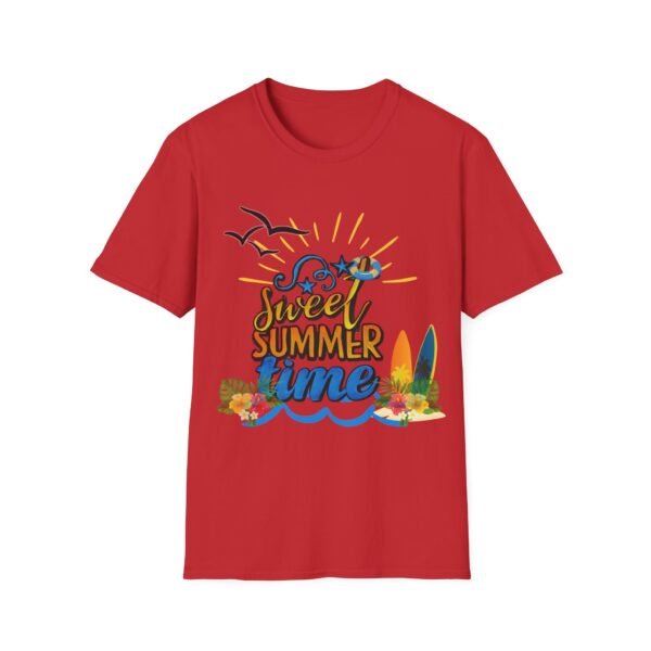 Unisex Sweet Summer Time T-Shirt,  Beach Surf Graphic Tee