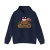 Cozy Christmas Hoodie with 3D Embroidery Effect, Warmth, Comfort, and Holiday Cheer in Every Stitch