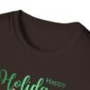 Festive Lightweight Holiday T-Shirt Soft, Breathable Christmas Tee with Fun Santa & Reindeer Design, Perfect Holiday Gift, Shop Now