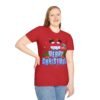 Merry Christmas T-Shirt Big Design,  Festive Santa Sleigh Holiday Tee