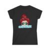 6838151063401124965_2048.jpeg Always Stay Wild Tee, Women's Graphic Shirt with Red Hair Bun & Sunglasses