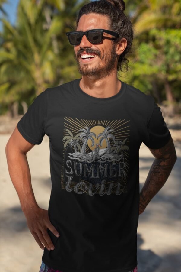 Summer Lovin' T-Shirt, Vintage Palm Beach Sunset Tee