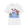 Merry Christmas T-Shirt Big Design,  Festive Santa Sleigh Holiday Tee
