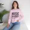 7251316099688331329_2048.jpeg Music Teacher Sweatshirt, Cozy Unisex Crewneck with Elegant Musical Design, Comfortable, Warm & Meaningful Gift for Educators