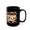 2026 Retro Neon Space Coffee Mug, Colombia Black Ceramic 15oz