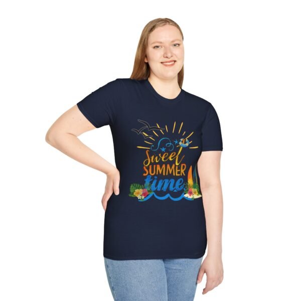 Unisex Sweet Summer Time T-Shirt,  Beach Surf Graphic Tee