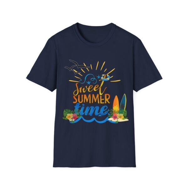 Unisex Sweet Summer Time T-Shirt,  Beach Surf Graphic Tee