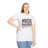 Unisex Music Teacher T-Shirt, Cute Musical Notes Design, Perfect Gift for Band And Choir Teachers