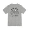 8985068415454684904_2048.jpeg Summer Unisex T-Shirt, Retro Palm Beach Vacation Tee