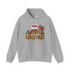 Cozy Christmas Hoodie with 3D Embroidery Effect, Warmth, Comfort, and Holiday Cheer in Every Stitch