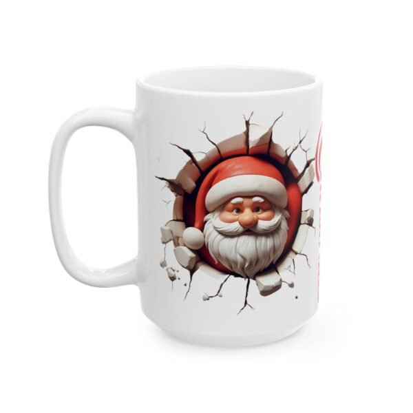 9088991884689862791_2048.jpeg Merry Christmas Santa Ceramic Mug, Festive Holiday Coffee Cup (15oz)