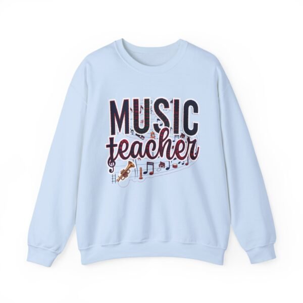 929822884432271943_2048.jpeg Music Teacher Sweatshirt, Cozy Unisex Crewneck with Elegant Musical Design, Comfortable, Warm & Meaningful Gift for Educators