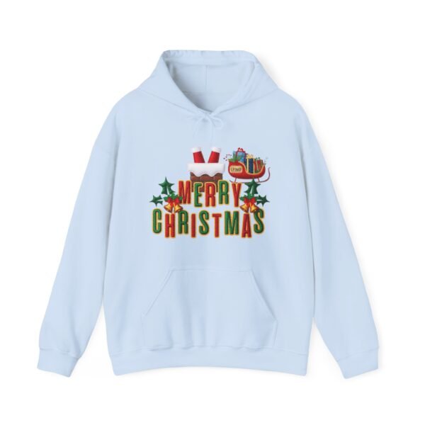 Cozy Christmas Hoodie with 3D Embroidery Effect, Warmth, Comfort, and Holiday Cheer in Every Stitch