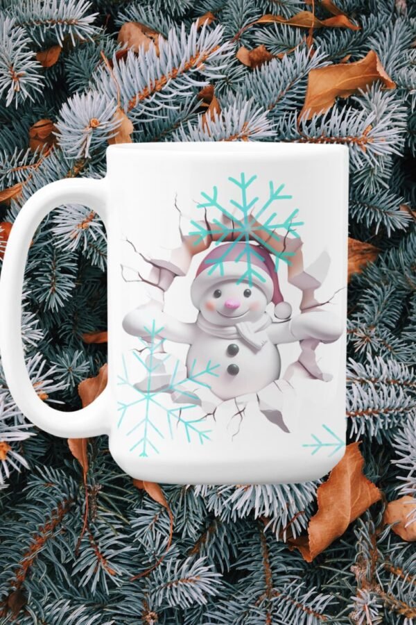 Please (11) Holiday Mug, Cozy Holiday Mug Magic, Your New Favorite Winter Sip, Festive Snowflake Reindeer, Christmas Coffee Cup (15oz)