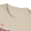 Happy Valentine’s Day T-Shirt, Cute Heart Pattern Valentine Tee, Women's T-Shirt
