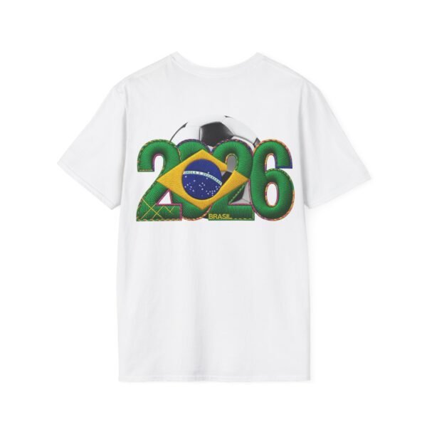 2026 Brazil Soccer T-Shirt, Unisex Soccer Fan Style, Embroidery Style Effect