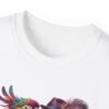 Valentine's Day Parrot T-Shirt, Love Is in the Feathers, Women's T-Shirt