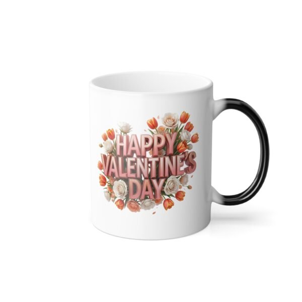 11118905577888497894_2048.jpeg Valentine Floral Color, Changing Mug , 11oz Morphing Coffee Cup