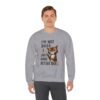 Sweatshirt  I’m Not Boss I Just Have Better Ideas, Grumpy Cat Crewneck, Embroidery Style Effect