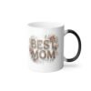 Color Changing Floral 'Best Mom' Mug, 11oz Color-Morphing Mug