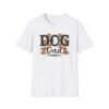 Dog Dad T-Shirt, Cute Puppy Graphic Tee for Dog Lovers, Embroidery Style Effect