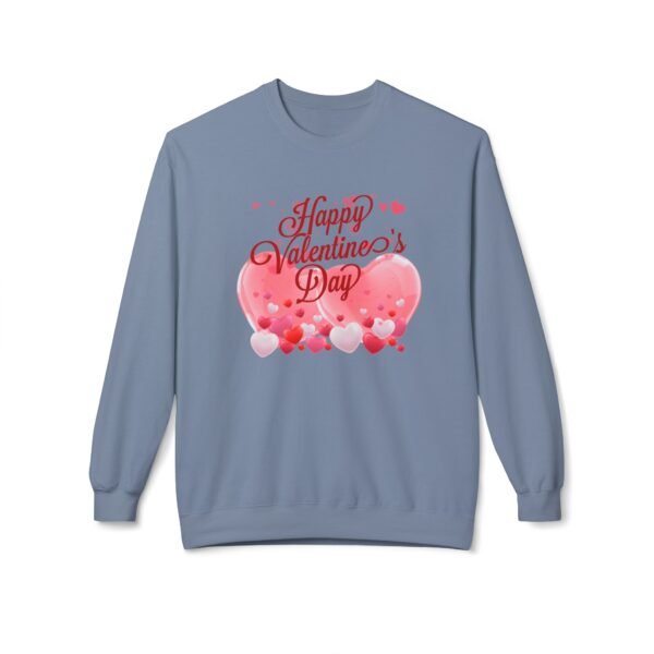 11289337375656320515_2048.jpeg Valentine's Day Crewneck Sweatshirt, Happy Valentine's Day Heart Design