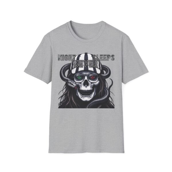 Nightmare Skull T-Shirt, Gothic Skull Graphic Tee, Thread-Style