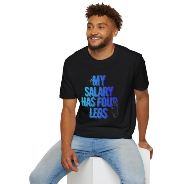 Funny Cat T-Shirt  My Salary Has Four Legs, Cat Lover Shirt