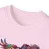 Valentine's Day Parrot T-Shirt, Love Is in the Feathers, Women's T-Shirt