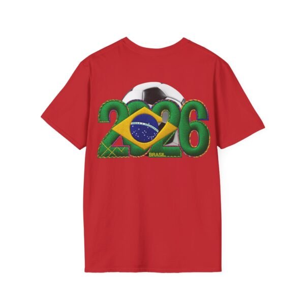 2026 Brazil Soccer T-Shirt, Unisex Soccer Fan Style, Embroidery Style Effect