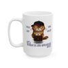 The Mug With The Attitude That The Boss Doesn't Like,  Funny Grumpy Cat Ceramic Mug, Cute Sarcastic Coffee Cup, Design On Both Sides