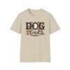 Dog Dad T-Shirt, Cute Puppy Graphic Tee for Dog Lovers, Embroidery Style Effect