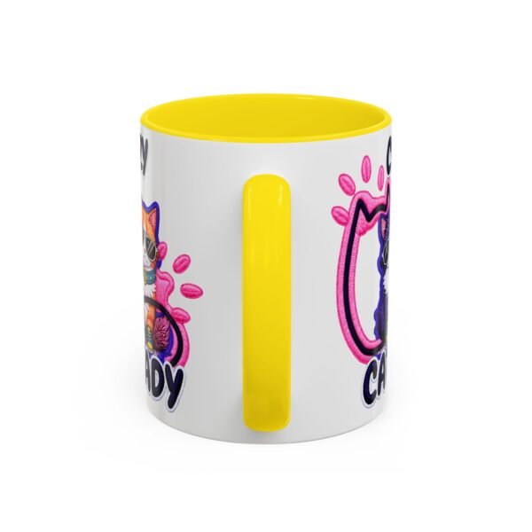 Personalized Mug, Crazy Cat Lady Accent Coffee Mug , Cute Sunglasses Cats