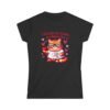 Valentine's Day Cat Tee,  Women's T-Shirt