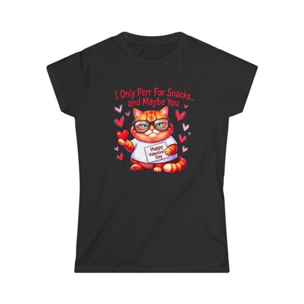 Valentine's Day Cat Tee,  Women's T-Shirt