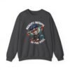 Unisex Crewneck Sweatshirt, Cute Cartoon Monkey Graphic
