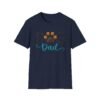 Dog Dad Tee, Because Fur Is a Fashion Statement, Tee for Pet Lovers, Embroidery Style Effect