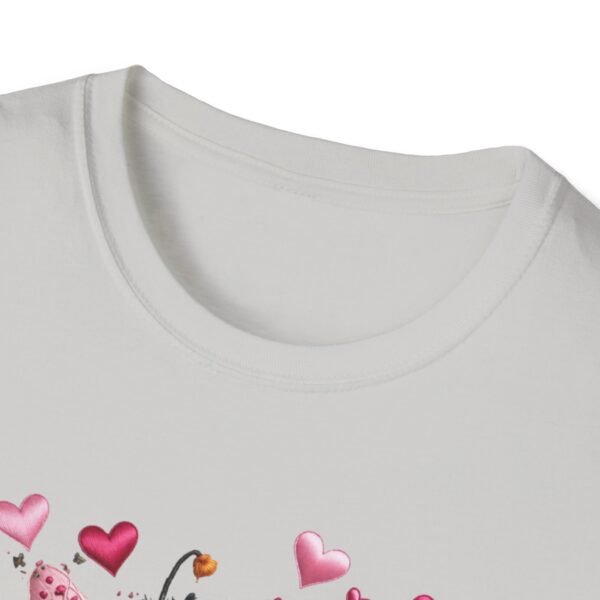 Valentine's Day T-Shirt – Cute Love Quote Graphic Tee, Embroidery Style Effect